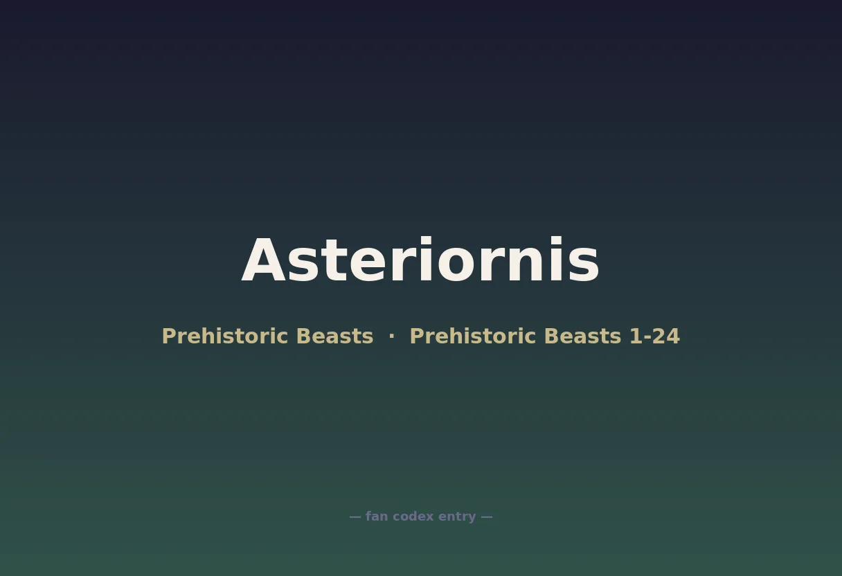 Asteriornis