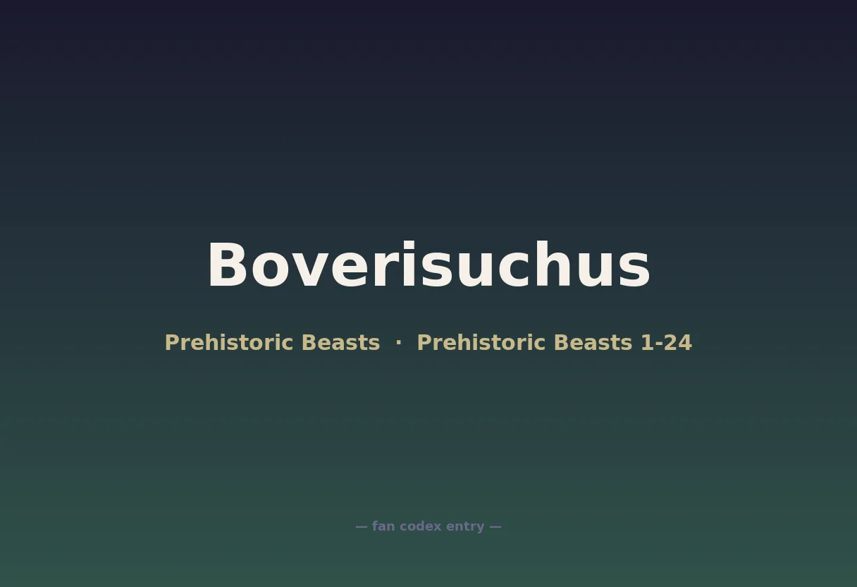 Boverisuchus