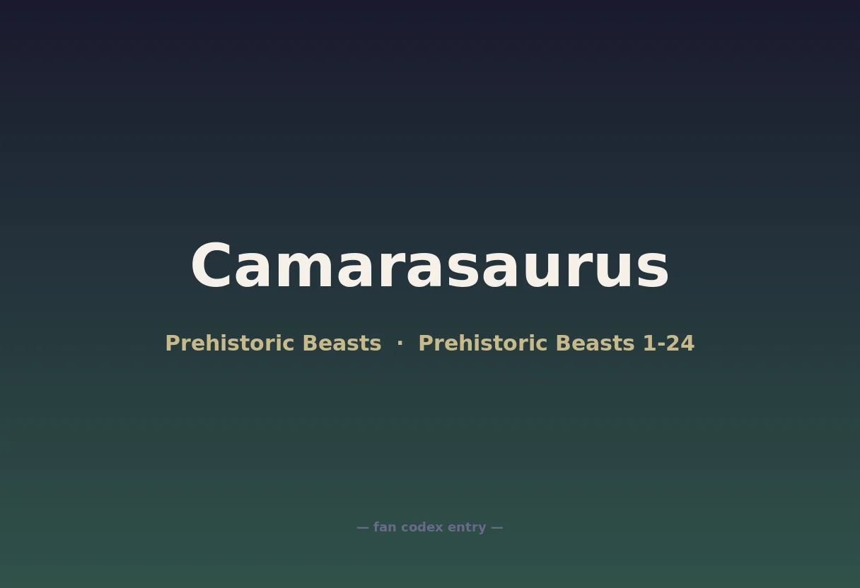 Camarasaurus
