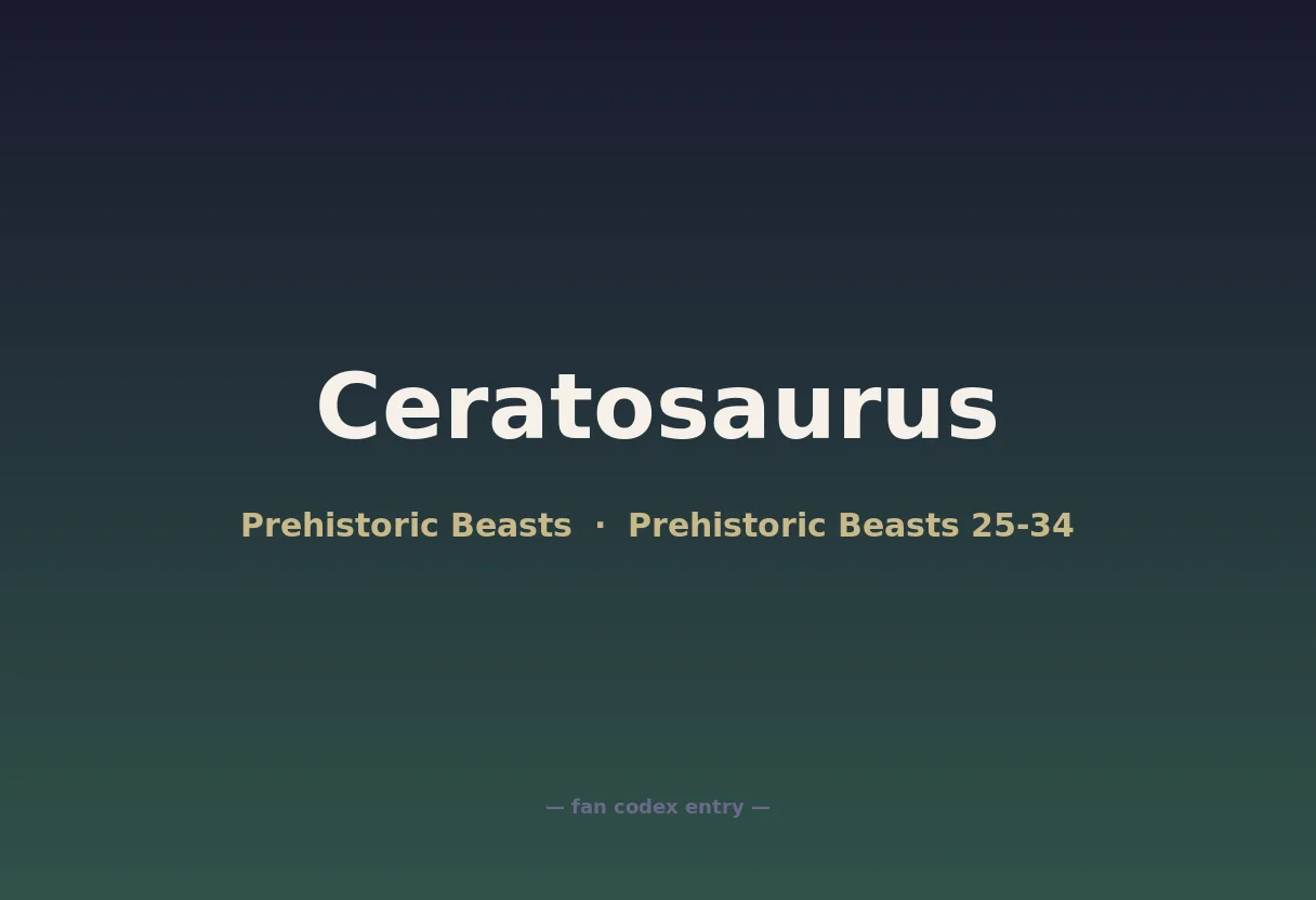 Ceratosaurus