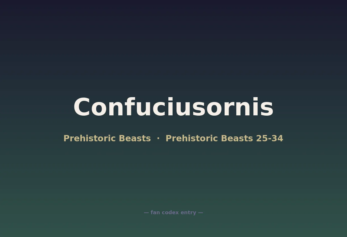 Confuciusornis