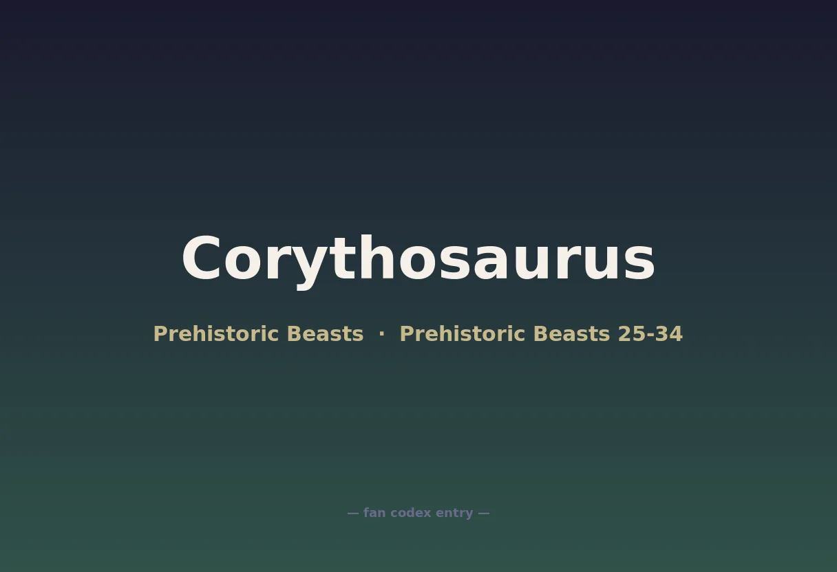 Corythosaurus