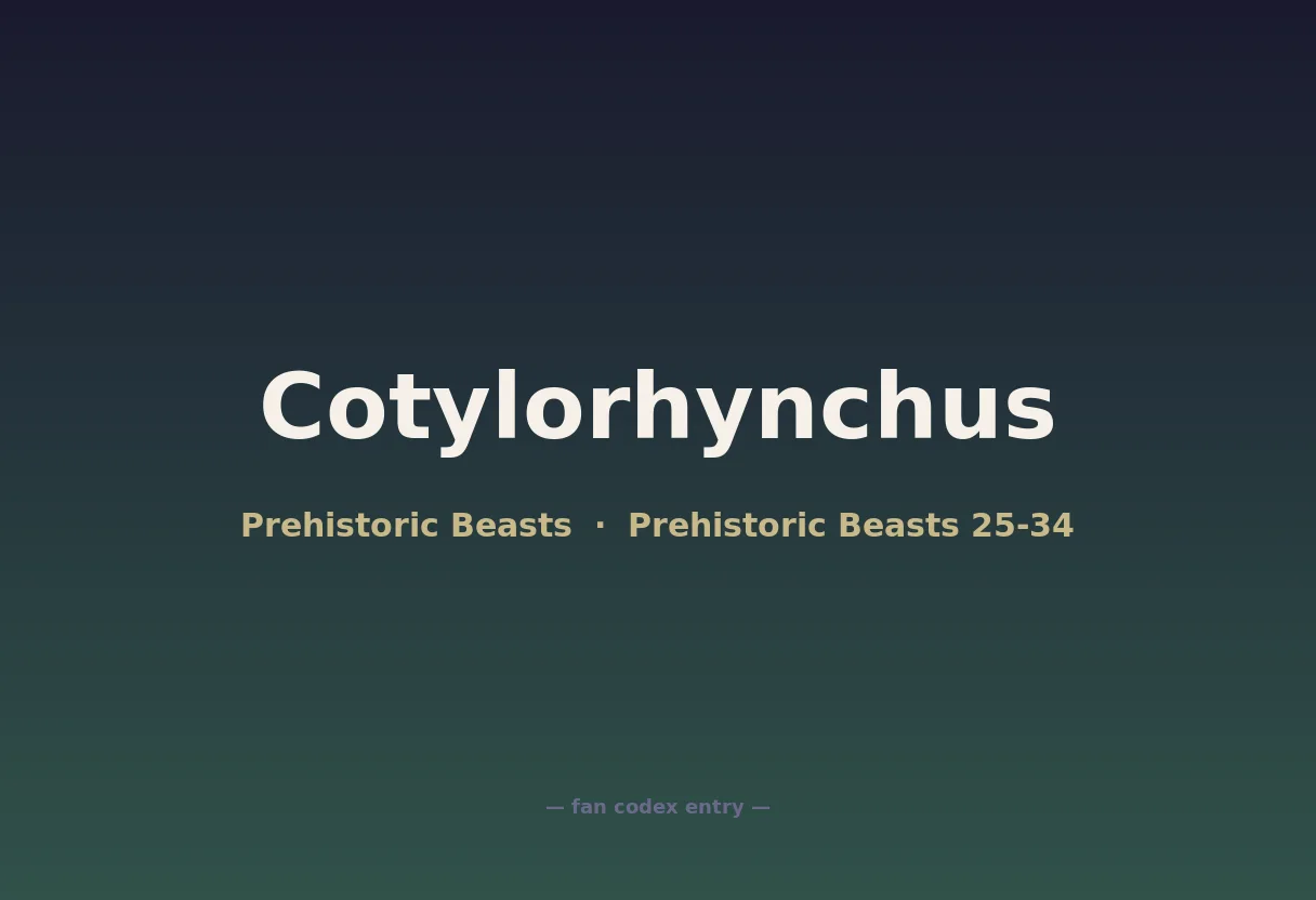 Cotylorhynchus